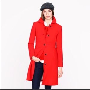 Like New J Crew Wool Lady Day Coat w Thinsulate 8P